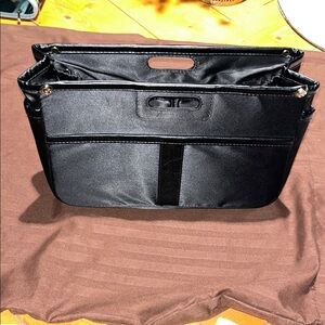 PurseAmie Black 10” Purse Insert